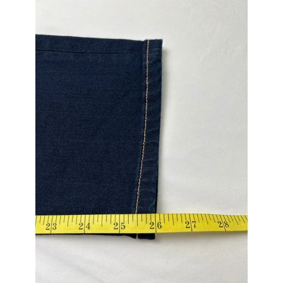 Joie High Waisted Button Fly Dark Wash Denim Jeans Size 27/4 - Picture 9 of 10